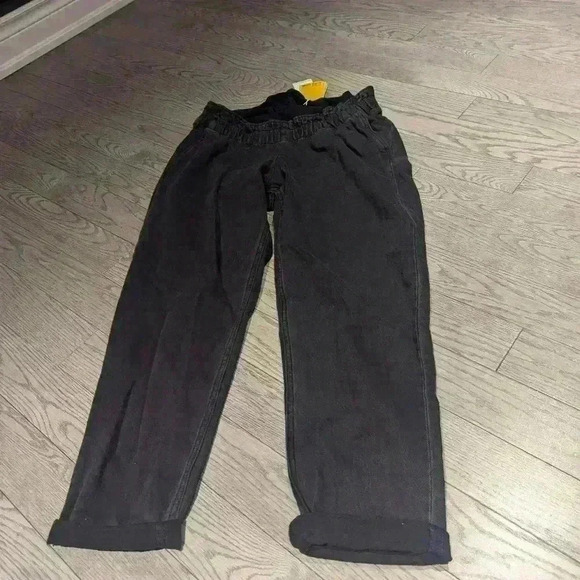 H&M Mama Paper Bag Maternity Jeans - size XS NWT - Picture 4 of 5